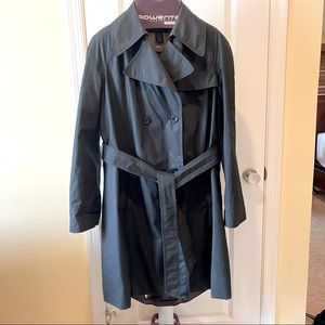 Vintage Banana Republic Trench Coat - XL - Black